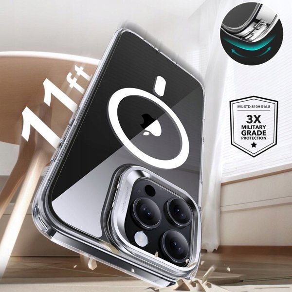 Etui ESR Classic Hybrid Kickstand MagSafe για Apple iPhone 17 Pro Clear