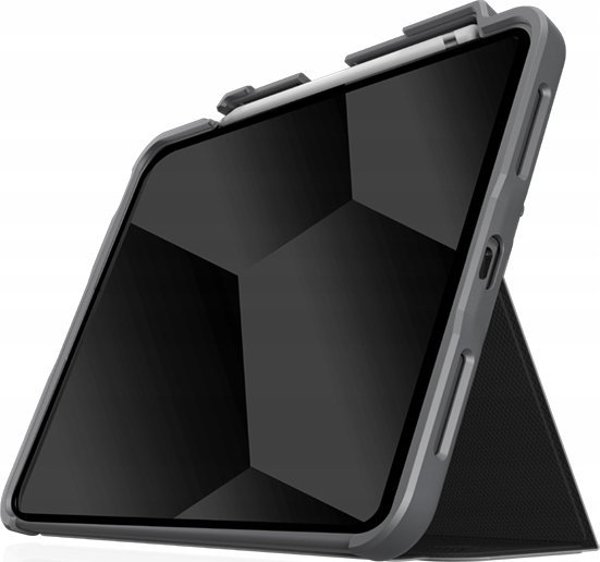 Etui na tablet STM STM Dux Plus - Etui pancerne iPad 10.9" (2022) MIL-STD-810G z uchwytem Apple Pencil (Black) wersja EDU/COM
