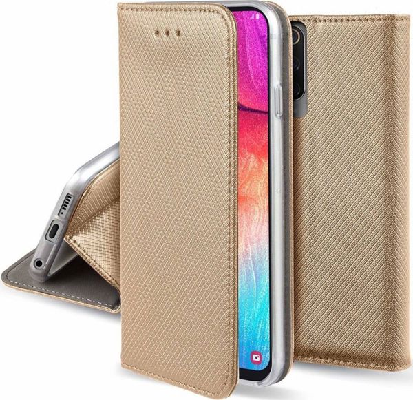 Θήκη XIAOMI REDMI 9T πορτοφόλι με πτερύγιο Flip Magnet χρυσό