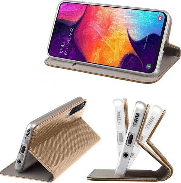 Θήκη XIAOMI REDMI 9T πορτοφόλι με πτερύγιο Flip Magnet χρυσό