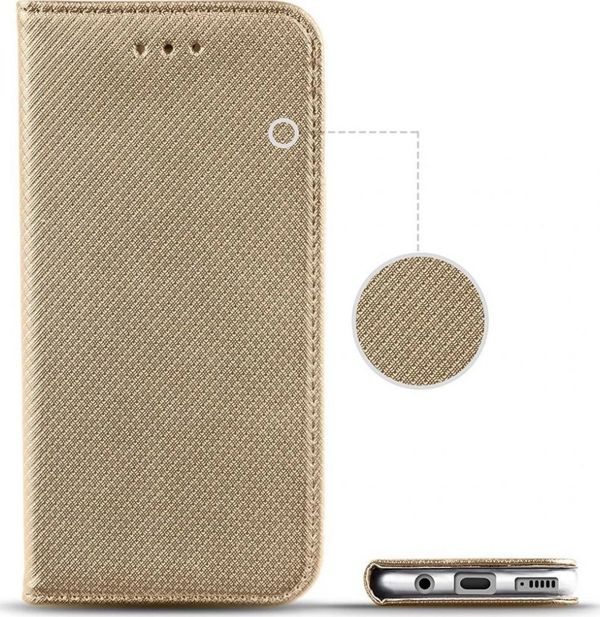 Θήκη XIAOMI REDMI 9T πορτοφόλι με πτερύγιο Flip Magnet χρυσό