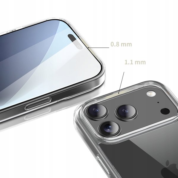 Θήκη Tech-Protect Flexair Hybrid για Apple iPhone 17 Pro Clear
