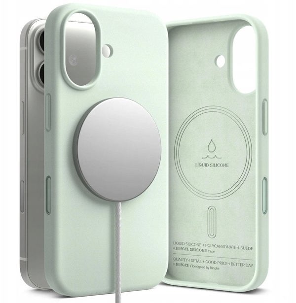 Θήκη Ringke Σιλικόνης Μαγνητική MagSafe για Apple iPhone 17 Soft Mint