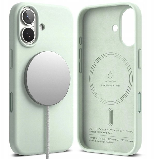 Θήκη Ringke Σιλικόνης Μαγνητική MagSafe για Apple iPhone 17 Soft Mint