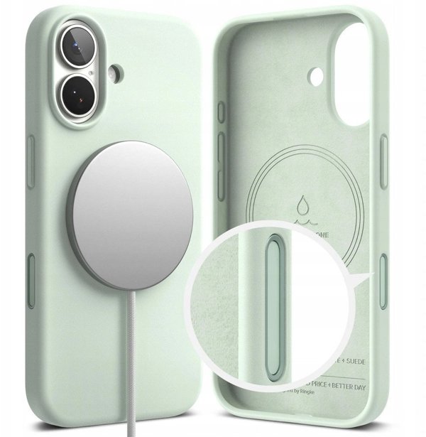 Θήκη Ringke Σιλικόνης Μαγνητική MagSafe για Apple iPhone 17 Soft Mint