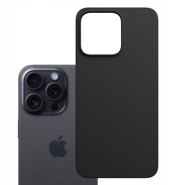 Θήκη 3MK Hardy MagSilicone για Apple iPhone 15 Pro Max Γραφίτης - MagSafe Συμβατή