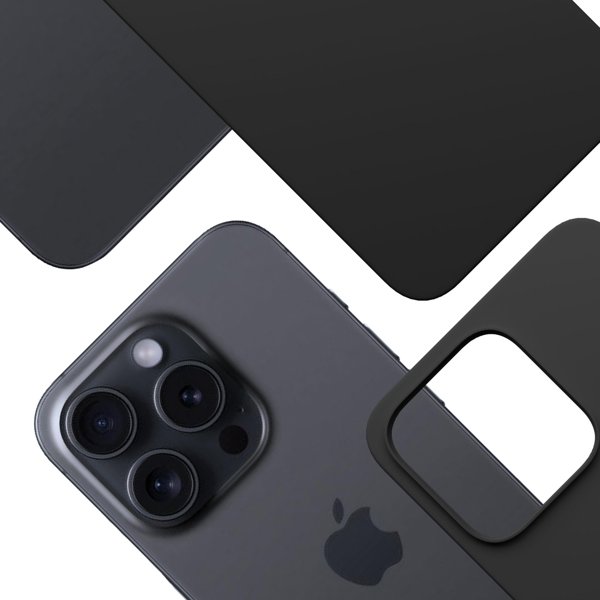 Θήκη 3MK Hardy MagSilicone για Apple iPhone 15 Pro Max Γραφίτης - MagSafe Συμβατή