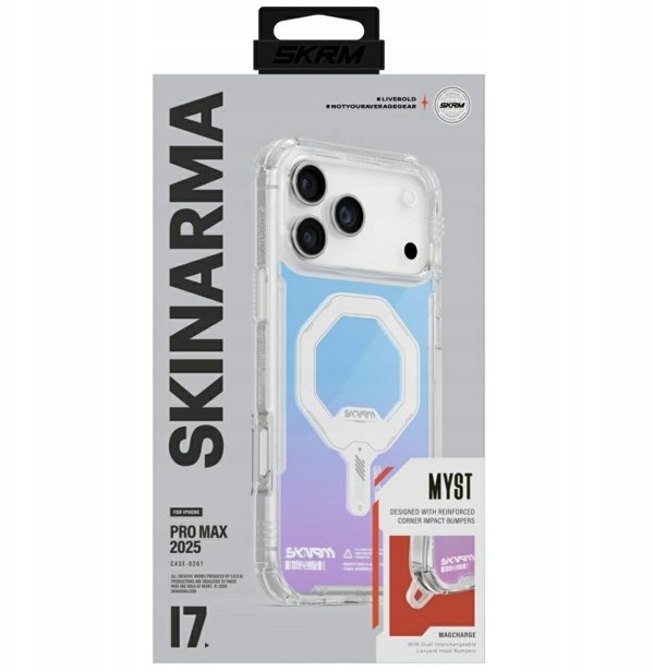 SKINARMA Myst Θήκη για iPhone 17 Pro Max με Μαγνητική Φόρτιση, Ολόγραμμα
