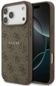Θήκη Guess 4G Ring Classic Logo MagSafe για iPhone 17 Pro Max, καφέ