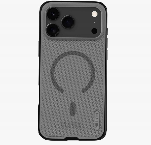 Θήκη Nillkin Super Frosted Shield Pro Magnetic συμβατή με MagSafe για iPhone 17 Pro Max - ημιδιαφανές-μαύρο