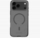 Θήκη Nillkin Super Frosted Shield Pro Magnetic συμβατή με MagSafe για iPhone 17 Pro Max - ημιδιαφανές-μαύρο