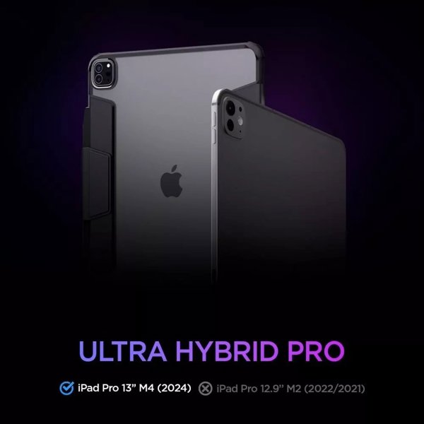 Θήκη για tablet Spigen Spigen Ultra Hybrid Pro - Θήκη για iPad Pro 13" M4 (2024) (Black)