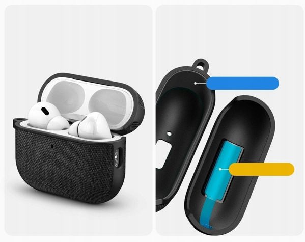 Etui Spigen Urban Fit do Apple AirPods Pro 3 czarny
