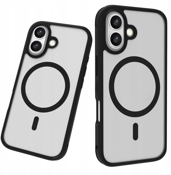Etui Roobix Dusky MagSafe do iPhone 17 - czarne matowe