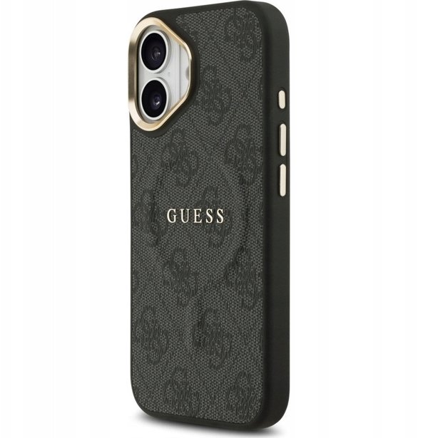 Θήκη Guess 4G PU Classic Logo MagSafe για iPhone 17 - μαύρο