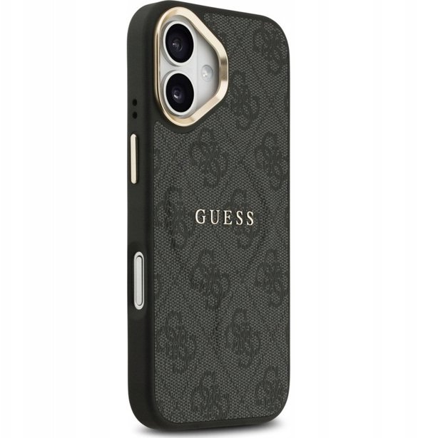 Θήκη Guess 4G PU Classic Logo MagSafe για iPhone 17 - μαύρο