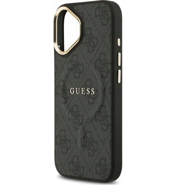 Θήκη Guess 4G PU Classic Logo MagSafe για iPhone 17 - μαύρο