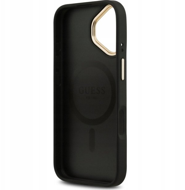 Θήκη Guess 4G PU Classic Logo MagSafe για iPhone 17 - μαύρο