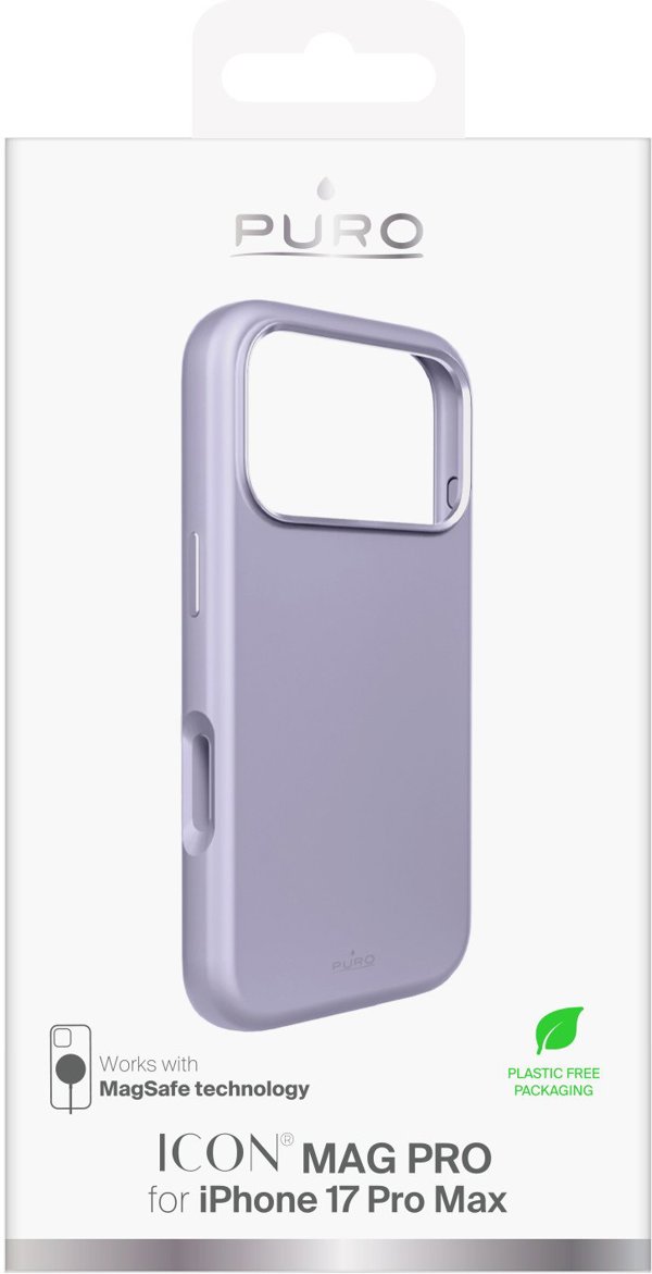 Ετύλιγμα σιλικόνης Pure Icon Mag Pro Liquid Silicone για iPhone 17 Pro Max συμβατό με MagSafe, με προστασία κάμερας και αλουμινένια κουμπιά - ροζ