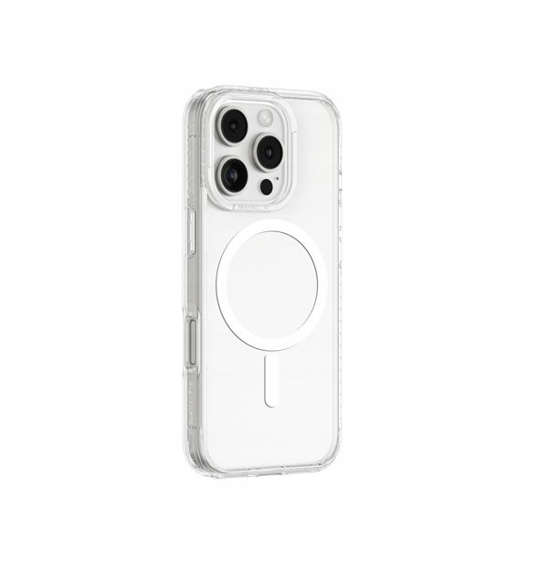 Θήκη σιλικόνης AMAZINGTHING Titan Pro Mag Case με μαγνητικό δακτύλιο για iPhone 16 Pro Max - διαφανές