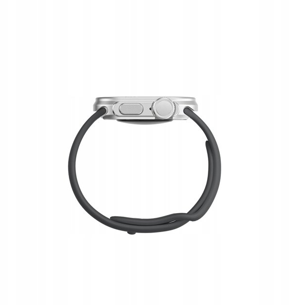 Etui metalowe AMAZINGTHING Titan Pro na Apple Watch 11 46mm aluminiowe - srebrne