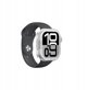 Etui metalowe AMAZINGTHING Titan Pro na Apple Watch 11 46mm aluminiowe - srebrne