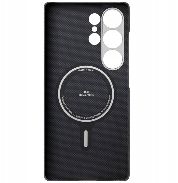 Θήκη PITAKA Ultra-Slim MagSafe για Samsung Galaxy S25 Ultra μαύρο γκρι