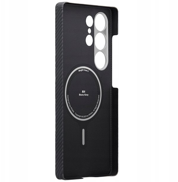 Θήκη PITAKA Ultra-Slim MagSafe για Samsung Galaxy S25 Ultra μαύρο γκρι