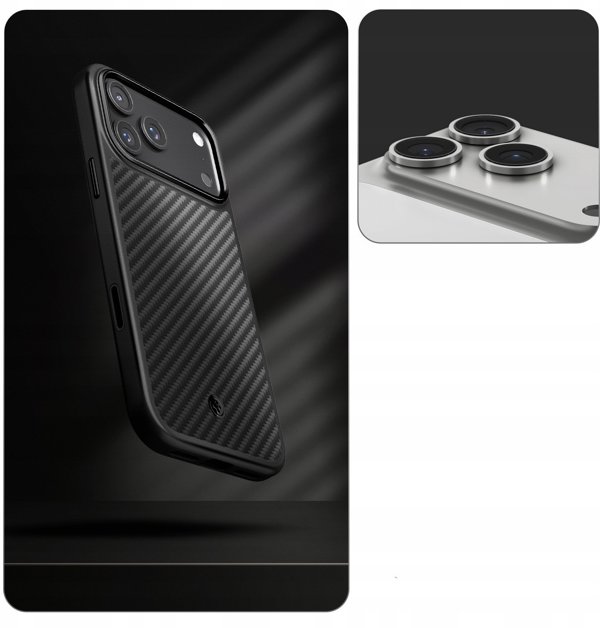 Θήκη Spigen Enzo Aramid T Mag MagSafe για Apple iPhone 17 Pro Max Μαύρο