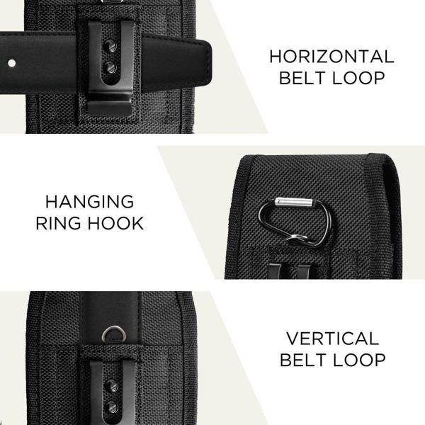 Etui Tech-Protect SM85 Universal Phone Holster Pouch 5.8-6.8 Inch Black