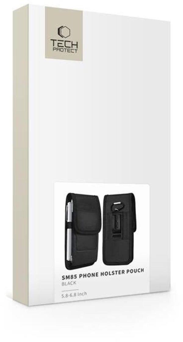 Etui Tech-Protect SM85 Universal Phone Holster Pouch 5.8-6.8 Inch Black