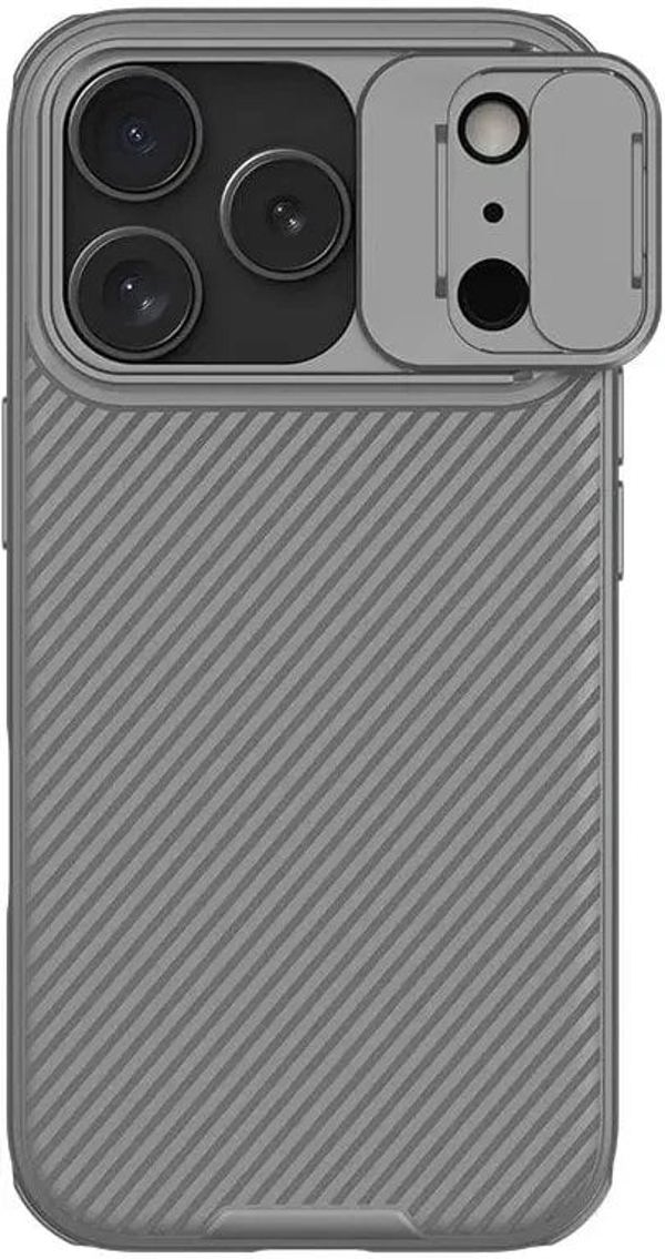 Θήκη Nillkin Camshield Pro με Προστασία Κάμερας για iPhone 17 Pro Titanium Γκρι