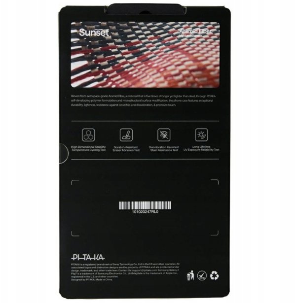 Θήκη PITAKA Ultra-Slim MagSafe για Samsung Galaxy Z Flip7 ηλιοβασίλεμα