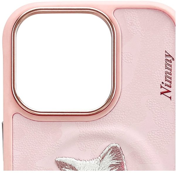 Θήκη Nimmy Magnetic fashion cute pet MagSafe για iPhone 16 Pro Max ροζ