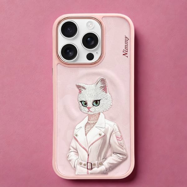 Θήκη Nimmy Magnetic fashion cute pet MagSafe για iPhone 16 Pro Max ροζ