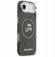 Etui Karl Lagerfeld IML Glitter Karl &   Choupette Heads Logo MagSafe do iPhone Air czarny