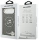 Etui Karl Lagerfeld IML Glitter Karl &   Choupette Heads Logo MagSafe do iPhone Air czarny
