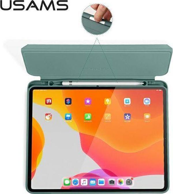 Θήκη για tablet Uniq USAMS Θήκη Winto iPad Air 10.9" 2020 σκούρο πράσινο/dark green IP109YT04 (US-BH654) Smart Cover