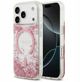 Θήκη Guess Resin Bottom Glitter MagSafe για iPhone 17 Pro ροζ