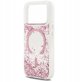 Θήκη Guess Resin Bottom Glitter MagSafe για iPhone 17 Pro ροζ