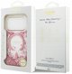 Θήκη Guess Resin Bottom Glitter MagSafe για iPhone 17 Pro ροζ