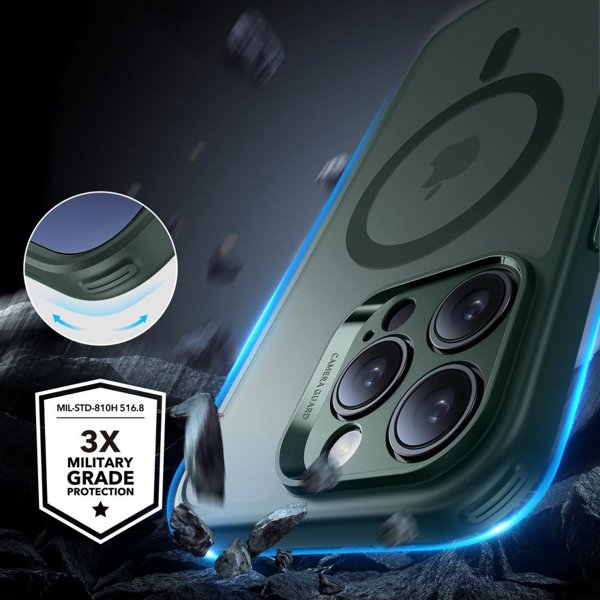 Etui ESR Classic Pro Set Halolock MagSafe για iPhone 16 Pro Max - πράσινο