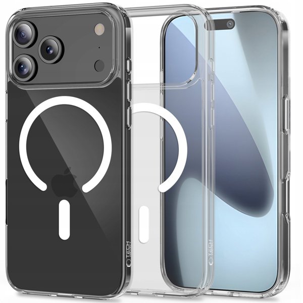 Θήκη Tech-Protect Flexair Hybrid MagSafe για Apple iPhone 17 Pro Clear