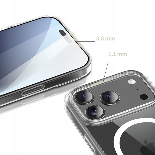 Θήκη Tech-Protect Flexair Hybrid MagSafe για Apple iPhone 17 Pro Clear