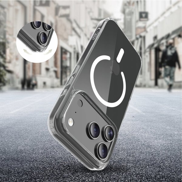 Θήκη Tech-Protect Flexair Hybrid MagSafe για Apple iPhone 17 Pro Clear