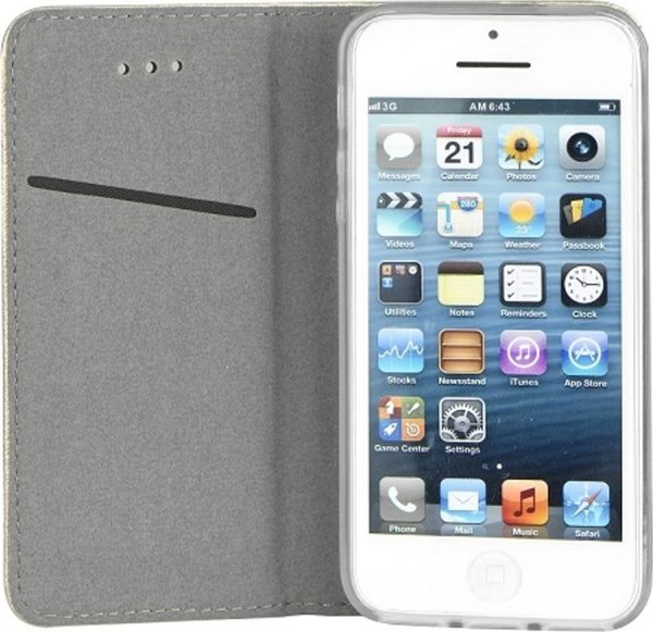 Θήκη Smart Magnet βιβλίο iPhone 16 Plus 6,7" μαύρο/black