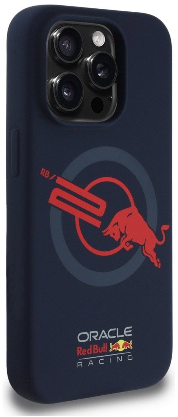 ΘΗΚΗ RED BULL HC ΣΙΛΙΚΟΝΗΣ ORBR20 ΛΟΓΟΤΥΠΟ ΚΟΚΚΙΝΗ ΕΠΕΝΔΥΣΗ ΓΙΑ IPHONE 15 PRO MAGSAFE ΜΠΛΕ