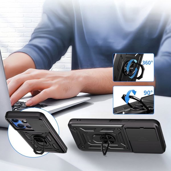 Θήκη Tech-Protect Camshield Pro για Xiaomi Redmi 15c Μαύρο