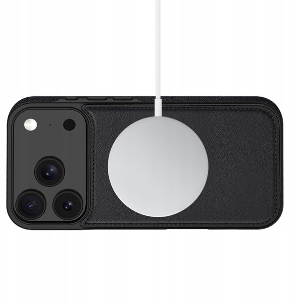 Θήκη με καπάκι Tech-protect Wallet MagSafe για Apple iPhone 17 Pro Matte Black