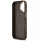 Θήκη Guess Grained Strass Logo MagSafe για iPhone 17 καφέ
